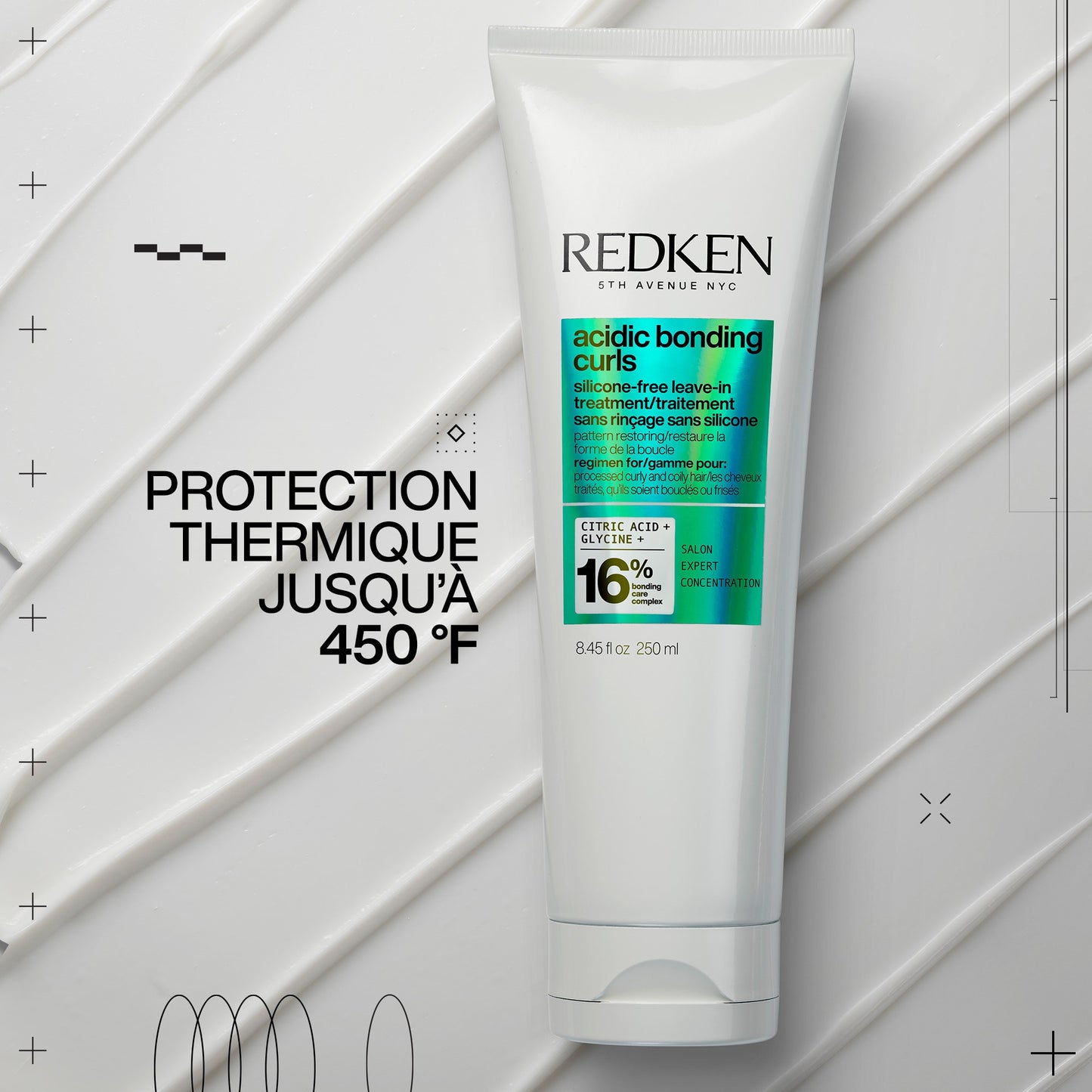 Soin sans rinçage pour BOUCLES acidic bonding