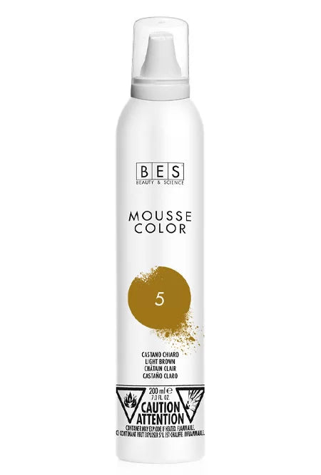 Mousse COLORÉE pour cheveux blancs