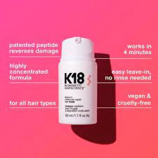 MASQUE SANS RINÇAGE À REPARATION MOLÉCULAIRE k18