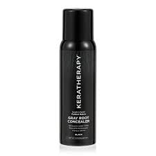 Spray couverture des cheveux gris NOIR